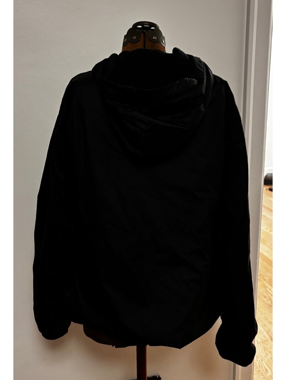 Columbia Center Ridge Women's XL Black Fleece Lined Hooded Windbreaker Jacket - Picture 2 of 7
